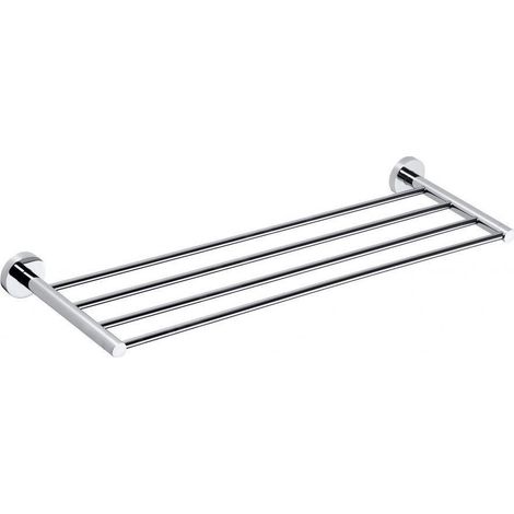 Sapho X-Round - Tablette murale pour serviettes, longeur 655 mm, chrome XR412