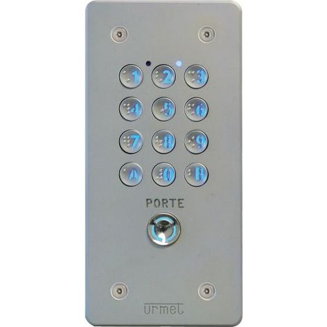 Urmet – Clavier électronique 20 codes inox – Alimentation 12V – Mode de pose mural – CE20I4