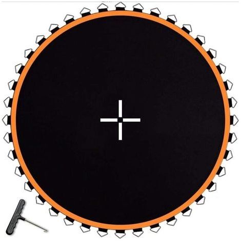 Tapis De Saut De Remplacement Imperméable Anti-UV 2,4 M Pour Trampoline À Cadre Rond (1/4)