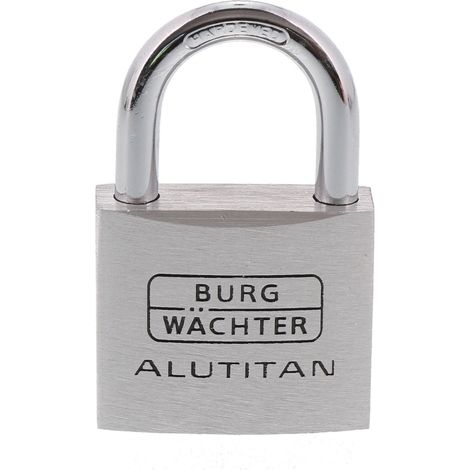 Burg-Wächter 770 40 SB - Lucchetto in alluminio, 6,5 mm, meccanismo interno antiruggine, 770 40 SB, 40 mm (1/4)