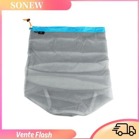 Sonew Sac de rangement en (Noir XXL) Sac à Cordon Maillé Ultra-léger Voyage En Plein Air sport randonnee XXL est XL bleu (1/5)