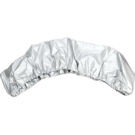 Housse de bateau imperméable en toile Oxford, résistante aux UV pour kayak/canoë 4.1‑4.5m, protection anti-poussière argentée (1/5)