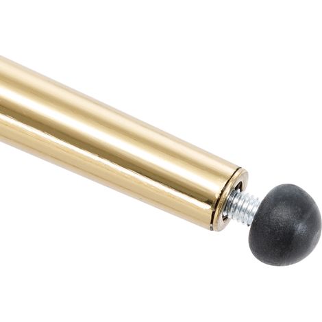 2er Set Barhocker aus Samt Grau mit Blütenblätter-Design und goldfarbenen Metallbeinen (1/2)