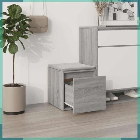 Tiroir boîte - 820518 - Sonoma gris - Bois d'ingénierie - 40,5x40x40 cm (1/5)