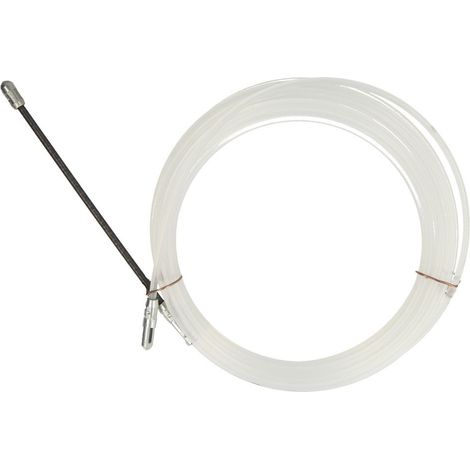 Tire-fil 10 m avec anneau/ressort diamètre 3 mm nylon