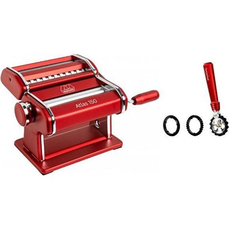 Marcato Atlas 150 Rossa macchina per pasta rossa elegante
