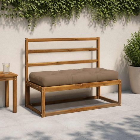 vidaXL Cojín para Pallet VIANEN 100% Poliéster Gris topo (1/5)
