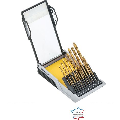 Coffret de 19 forets métal HSS Usage intensif (1/4)