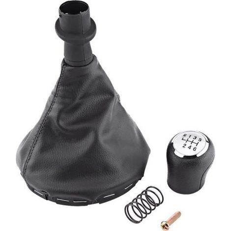 Pommeau De Vitesse - Kit Soufflet 6 Vitesses Pour Volkswagen Transporter T5 T6 2003-2011 - Noir - 1 Pièce (1/4)