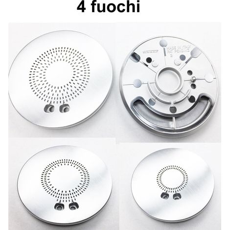CANDY 4 SPARTIFIAMMA DIAM CM 12 + BRUCIATORE 1 G+ 2 M + 1 P CUCINA A GAS B 1738 (1/2)
