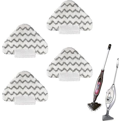 Panni di ricambio per 4 scope a vapore in microfibra adatte ai modelli Shark S3973D S3973 S5003D S6002 (1/5)