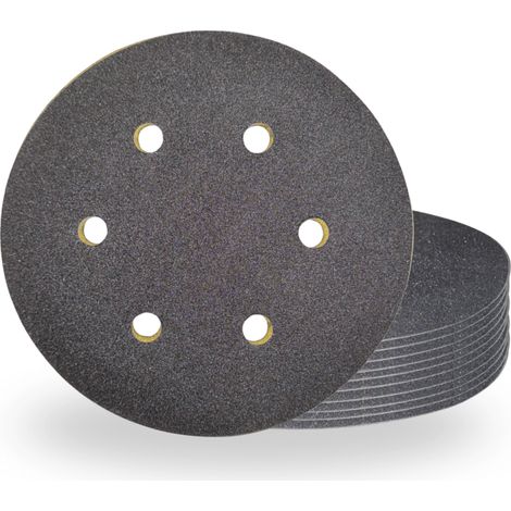 Disques abrasifs velcro 6 trous Ø150 mm - Ø 150 mm 220 10 - Harmony Béton