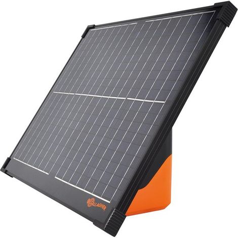 Electrificateur solaire Gallagher S400 avec 2 batteries et panneau intégré pour clôturer jusqu'à 30 km pour les chevaux, les bovins, les moutons, les chèvres et les porcs. (1/5)