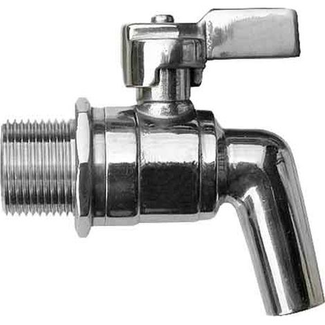RUBINETTO INOX A SFERA PER CONTENITORE 3/4"