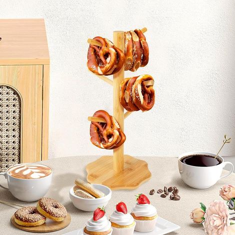 Porte Bretzels Organisateur À Bretzels En Bois,Support