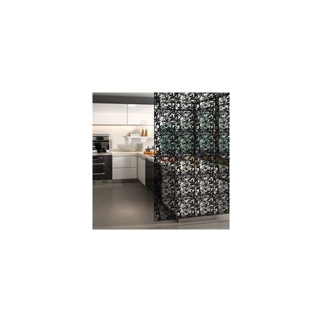 Lot de 12 paravents à suspendre en PVC - pour décoration de salon, salle à manger, bureau, hôtel et bar - 40 x 40 cm (épaisseur : 0,8 mm par pièce) H136