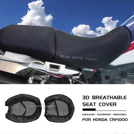 Housse de selle en maille 3D pour HONDA African Twin CRF1000 CRF 1000 L CRF1000L Adventure Sports - Protection antidérapante en nylon (1/5)
