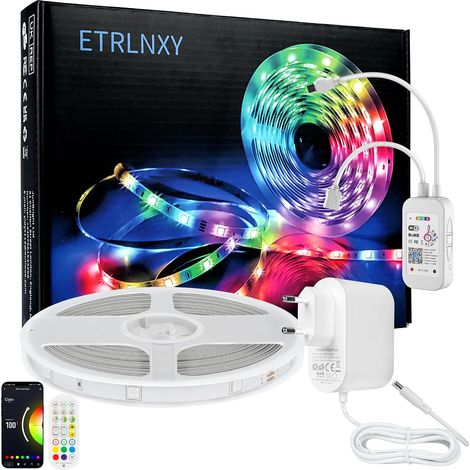 20m WiFi LED Strip, RGB LED Strip Compatible with 15, LED Bedroom App Control, Sync Music, Scenes Mode, Smart Lights for Party, Kitchen (1/5)