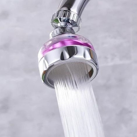Rallonge d'inverseur de robinet de cuisine, inverseur de robinet, rallonge d'évier de cuisine, bec pivotant à 360 °, crépine d'évier, pommeau de douche à économie d'eau pour évier de cuisine (court)