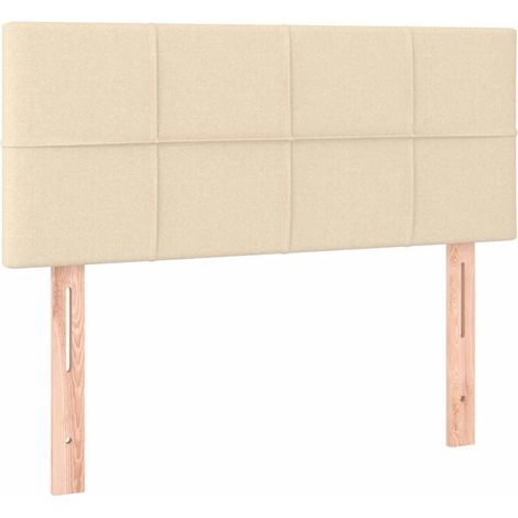 Maison Exclusive - Cabecero de tela color crema 100x5x78/88 cm (1/5)
