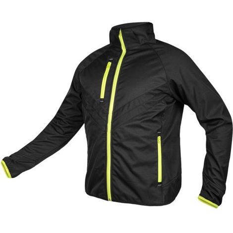 Giacca softshell Mix&Match, nera e gialla, taglia XL (1/5)