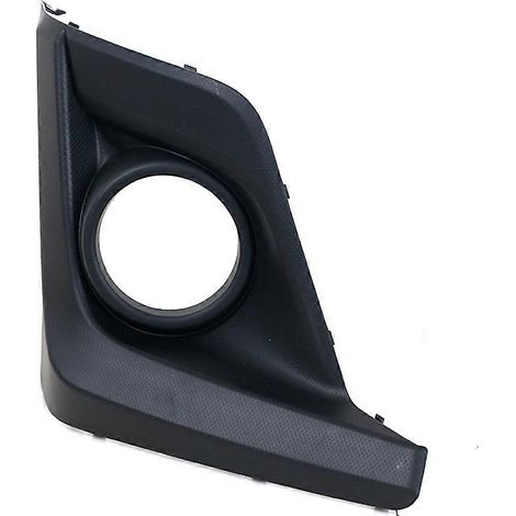 Schwarze ABS-Abdeckung für den vorderen rechten Stoßfänger mit Nebelscheinwerferrahmen für Subaru XV Crosstrek 2018 2019 2020 (1/5)