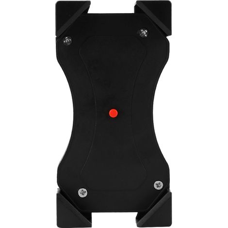 Porte-téléphone GPS moto étanche universel en ABS noir pour guidon, smartphone 4-6,5 pouces, vélo électrique, kit 3 pièces (support + fixation + coussin) (1/5)