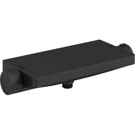 Britton Hoxton Exposed Shower Valve Thermostatic Matt Black Finish Modern Style (1/2)