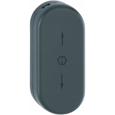 Hoppe – Rosace pour porte aluminium blanc pur – Fixation invisible – Capot coulissant amovible – Diamètre 10mm – Pour fenêtres en aluminium
