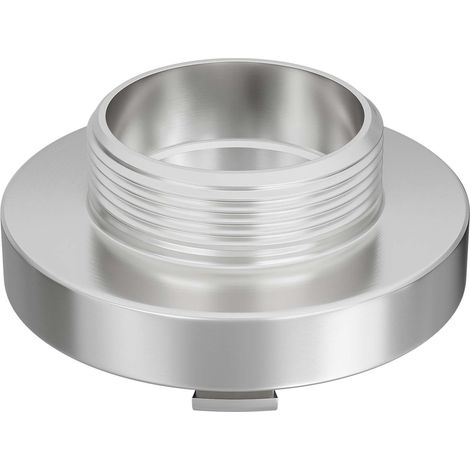 Wiltec Storz Kupplung B 75mm Festkupplung mit Außengewinde 3" 87,45mm aus Aluminium B Schlauchkupplung
