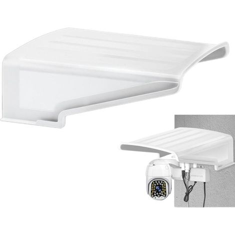 Anneau de protection pour caméra de surveillance Protection solaire pour caméra de surveillance Couverture de sécurité, support mural, protection de caméra extérieure, toit de protection (1/4)