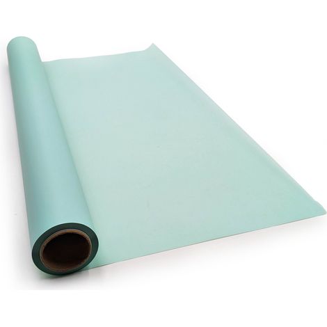 Foglio di lamina floreale opaco - "Opaco anni '90" - Verde pastello - Rotolo 58 cm x 20 m (1/5)