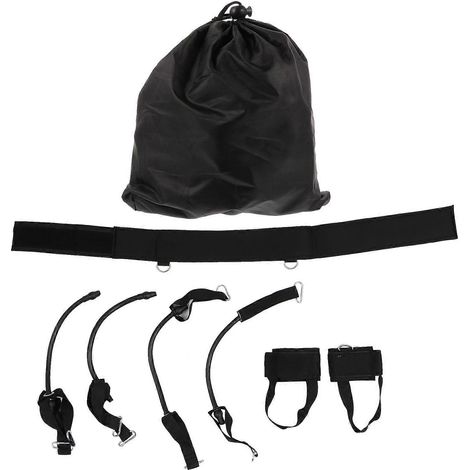 1 kit d'entraînement au saut vertical avec élastiques pour renforcer les jambes