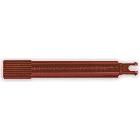 Axle enfichable PIHER, 12 mm, rouge