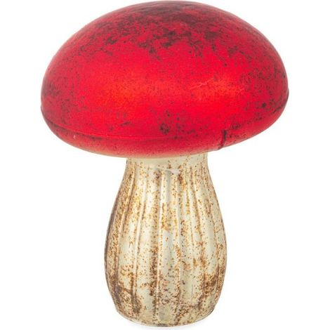 FUNGO ROSSO VETRO BIZZOTTO JAKUB D16X20