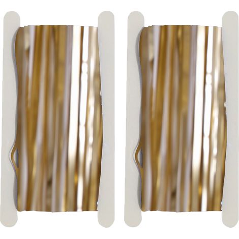 Rideau Festif En Feuille Métallique - 1 m x 3 m - Pour Décoration De Fête - Arrière-Plan Photo - Lot De 2 (1/5)