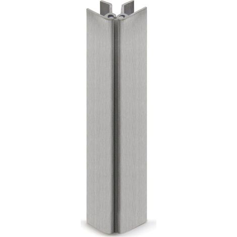 Zocalo Pvc-Aluminio Liso Esquina Flexible 164