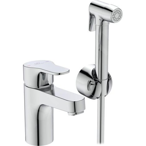 Ideal Standard Cerabase - Mitigeur de lavabo avec douchette, noir BC834AA (1/5)