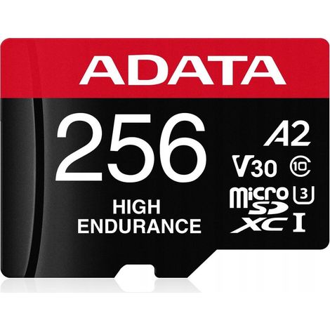 ADATA High Endurance 256 GB microSDXC, Speicherkarte ,Class 10, UHS-I U3, V30, A2
