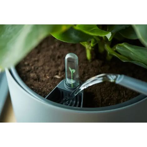 Inserto autoirrigante 13 cm Elho – soluzione pratica per vaso sempre idratato - Colore: Nero