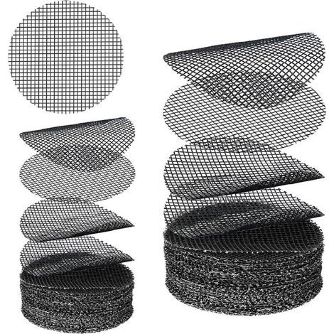 Tapis de Pot de Fleur 40 Pièce Pad de Pot de Fleur Trou Maille Pots de Fleurs en Mesh pour Plante Bonsai Jardinage (1/4)