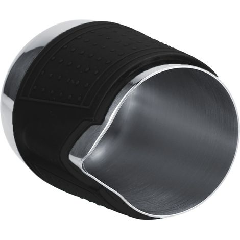 Milchaufschäumer aus Edelstahl, hitzebeständige Kaffeekanne, schwarze Cappuccino-Kanne, hitzebeständig, 600 ml, ideal für Baristas. (1/5)