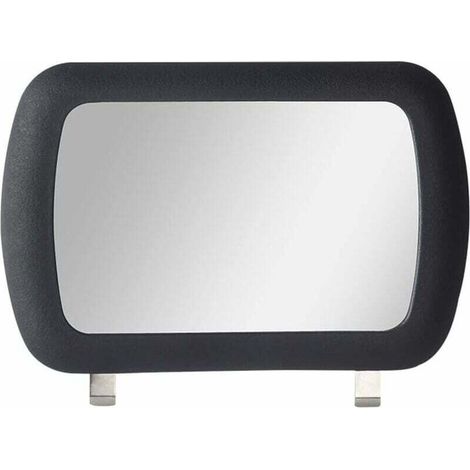 Miroir de courtoisie portable pour pare-soleil de voiture, 13 cm x 8 cm. (1/5)