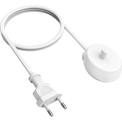Chargeur de brosse à dents électrique de rechange, compatible avec les brosses à dents électriques Braun Oral-B, socle de recharge à induction, portable pour la station de recharge Oral-B, cordon d'al (1/5)