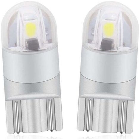 T10 W5w Led Feu de Position Veilleuses 12v 6000K Blanc 168 194 Led Clignotant Pour Ampoule Plaque Feux de Gabarit Voiture Moto - Une Garantie D'un An (1/4)