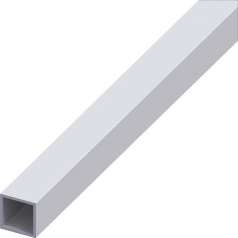 tubo quadrato alluminio arg 25x25x1,5 1 metro.