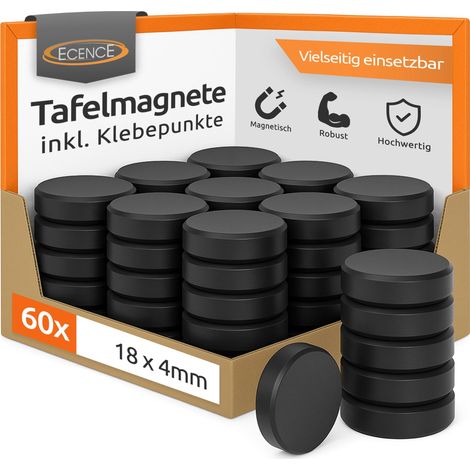 Magnet für Magnettafel 60x Ferrit Magnet Haftmagnete Kühlschrank Whiteboard (1/4)