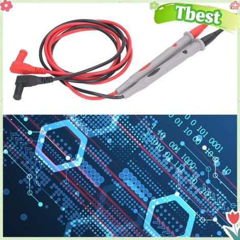 Tbest Fils de test multimètre Test Multimètre Kit Kit Transmission Rapide Courant Stable Durable 20A 1000V quincaillerie test (1/5)