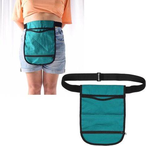 Soporte para bolsa de drenaje de orina, 2000 ml, ajustable, bolsillo único, funda portátil para bolsa de catéter para el hogar, silla de ruedas (1/4)