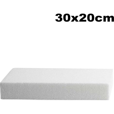 Moule A Cake Rectangulaire En Polystyrene 30x20cm Côtes 5cm Hauteur Cake Design